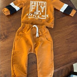 Amazon Orange Kids Jogger Set